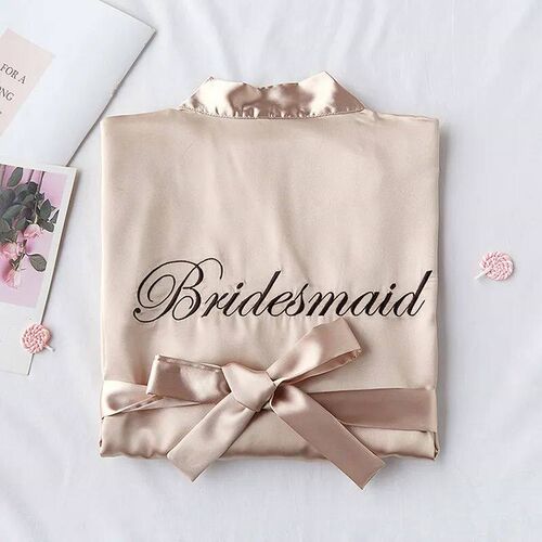 Bride with Team Bride Bathrobe Bride To Be Bridal Shower Bac