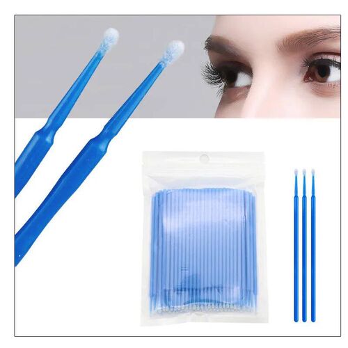 Disposable 100pcs Eyelash Brushes Mini Eyelashes Extension B