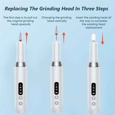 Electric Nail Polisher Drill Bits Professional Nails Grindin