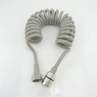 1Pcs Telephone Line Spring Shower Hose Toilet Bidet Bathroom
