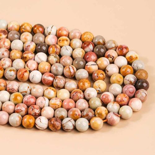 South African agate loose beads round beads semi-finished  j
