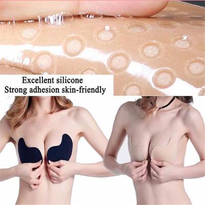 New Invisible Push Up Bra Backless Strapless Bra Seamless Fr