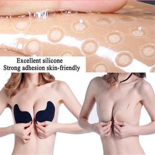 New Invisible Push Up Bra Backless Strapless Bra Seamless Fr