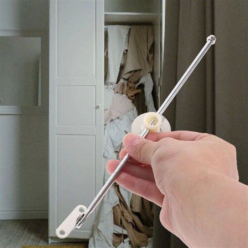 4 Pcs Heavy Duty Tension Rod Cabinet Support Soft Close