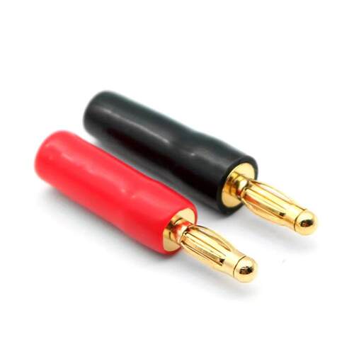 Banana Plugs Audio Jack Connector 12 Pairs / 24 pcs Screw Lo