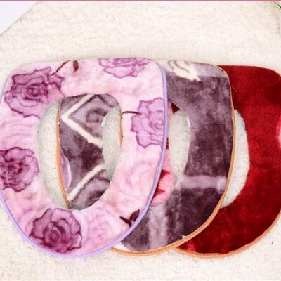 waterproof warm toilet mat implement set closestool 坐便垫