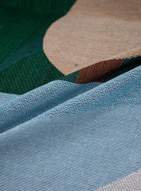 懒人日系沙发盖布高级防滑全包复古民宿绿色人沙发罩沙发巾粗布