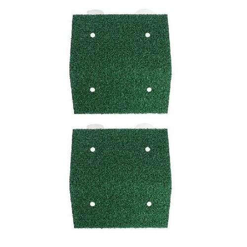 2 Pcs Turtle Basking Platform Realistic Grass Aquarium