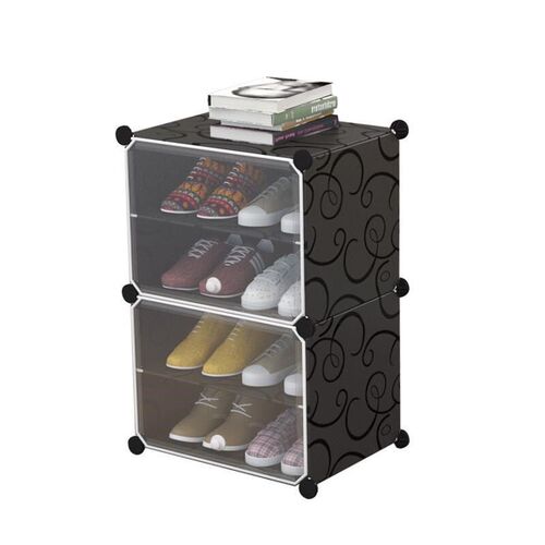 Dust proof shoe rack simple combination shoe storage cabinet