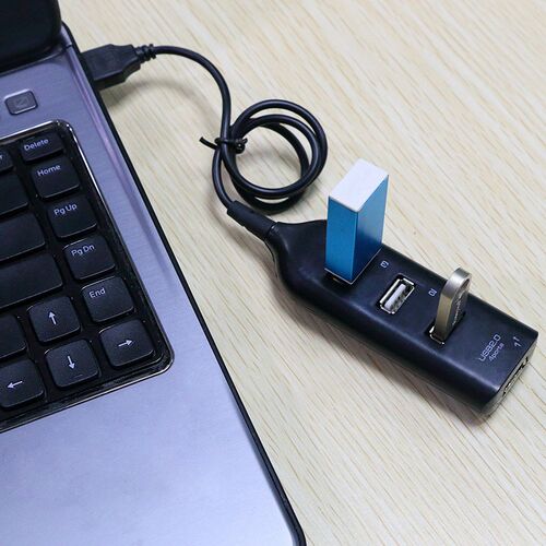 High Speed USB Hub 4 Port USB 2.0 with Cable Mini USB Splitt