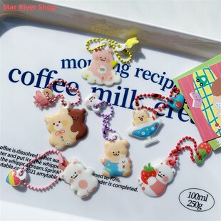 For Photo Album Cute Chain Pendant Hanging Swee Bear