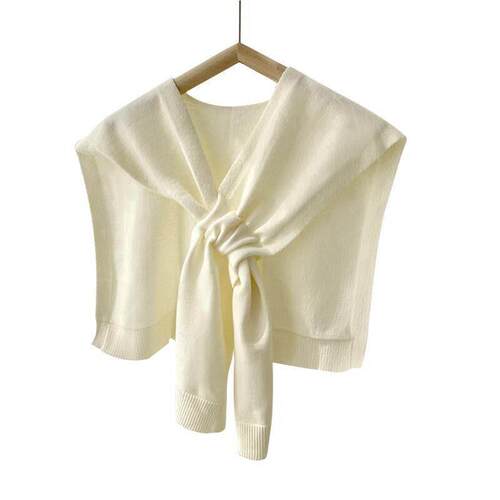 Women Knitted Shawl Female Autumn Winter Air-conditioned Roo