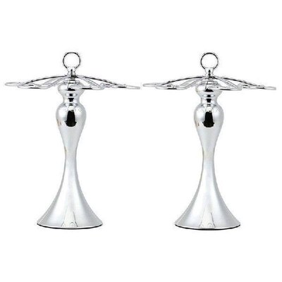 2 Pcs Wine Glass Holder,Tabletop Goblet Rack With 6 Wine