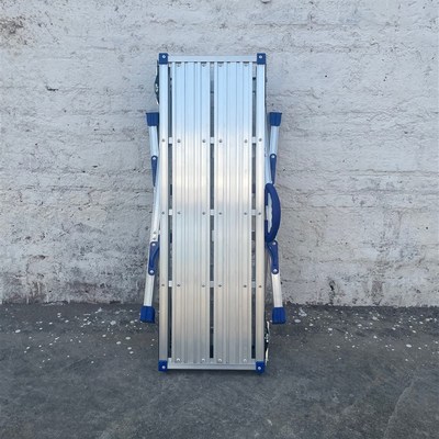 铝合金伸缩工作平台洗车折叠加厚工程装修便携家用登高施工梯马凳