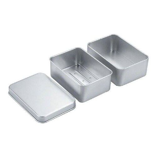 Convenient Soap Box Aluminum Soap Container with Removable