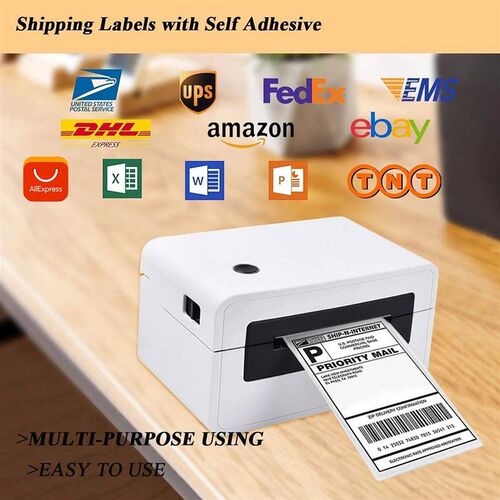 4x6 Inch Thermal Shipping Labels Paper Fold er Printer Self-