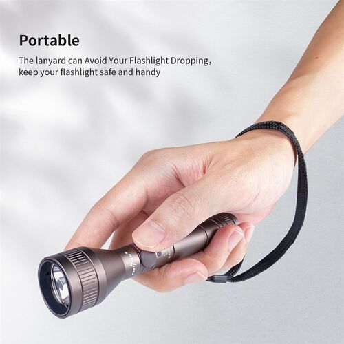 PEETPEN L9 USB Rechargeable LED Flashlight Pocket Torch 4 Mo