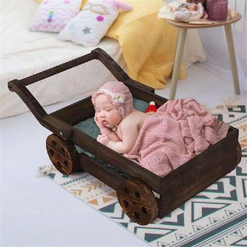 Newborn Photography Bed Retro Wooden Bed Small Furniture