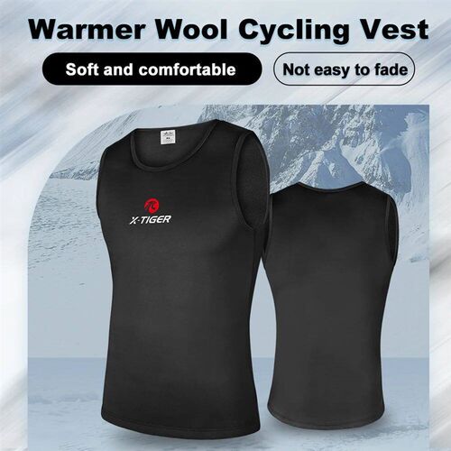X-TIGER 2024 Thermal Winter Cycling Base Layer Sleeveless Fl