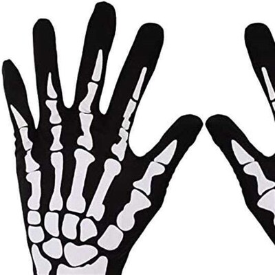 Skeleton gloves stockings set Ghost Festival Horror skull pr
