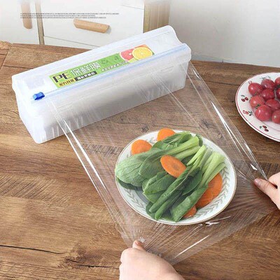 Kitchen Cling Film Cutter Food Wrap Foil Dispenser Kitchen S