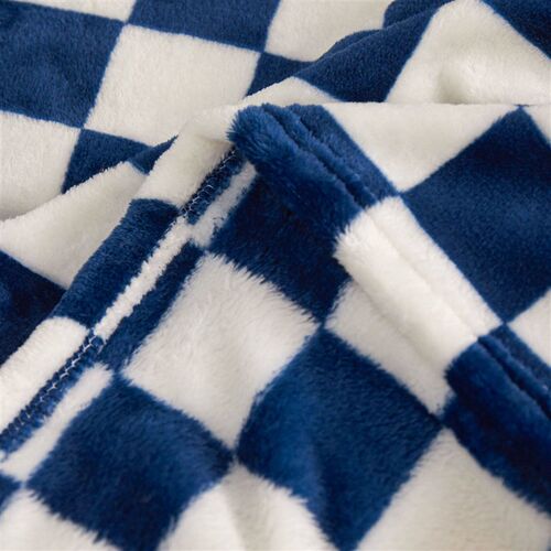 Plaid Flannel Blanket Nap Blanket Group Buying Gift Thickene
