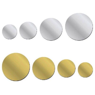 Round Mirror Self Adhesive Acrylic Mirror Stickers