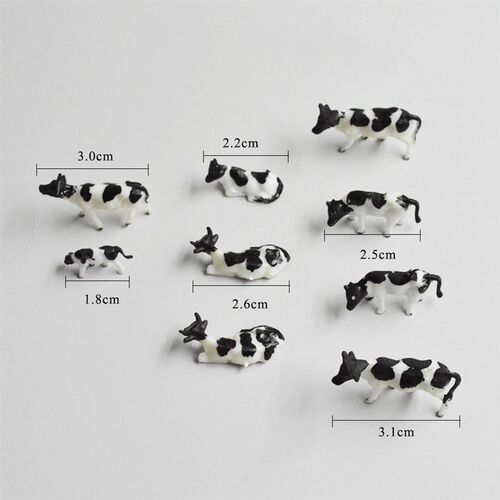 HO 1:87 ama Model Cows Horse Sheep Plastic Animal Toys DIY M