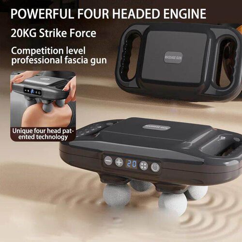 Fascia Gun Four-head Muscle Relaxation Massage Professional