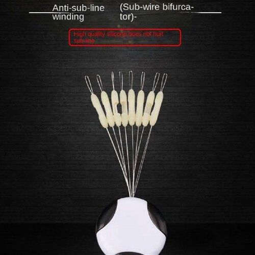 10set 80 granules Flat Fishing Line Space Bifurcation Eight
