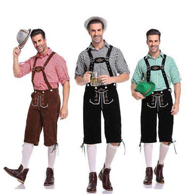 Men Costume Clothing Adults Oktoberfest German Bavarian Shor