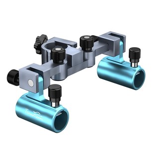 光年铝镁合金钓椅炮台支架加厚杆头炮台架钓鱼支架配件可调