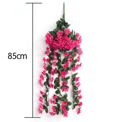 Artificial Flower Violet Hanging Flower Vine Wall Hanging Or