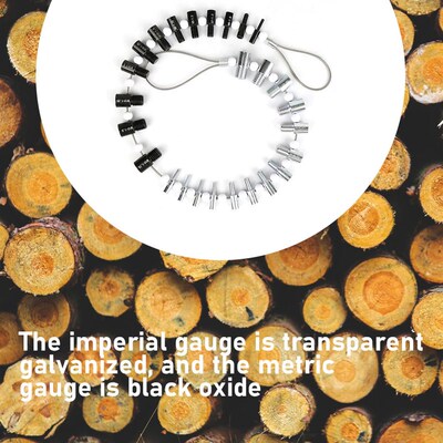 Portable Bolt Nut Screw Thread Checking Checker Size Gauge M