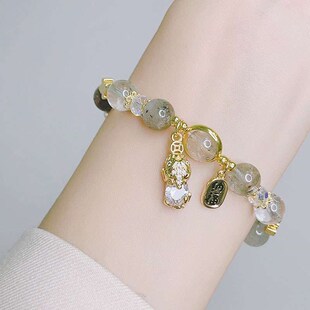Lucky Pixiu Natural Crystal Pixiu Brlet Citrine Nafu Color H