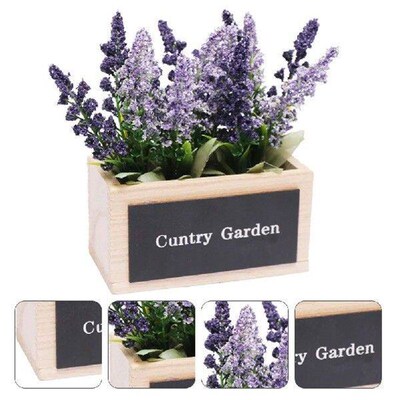 Delicate Desktop Potted Decoration Home Silk Flowers Plant