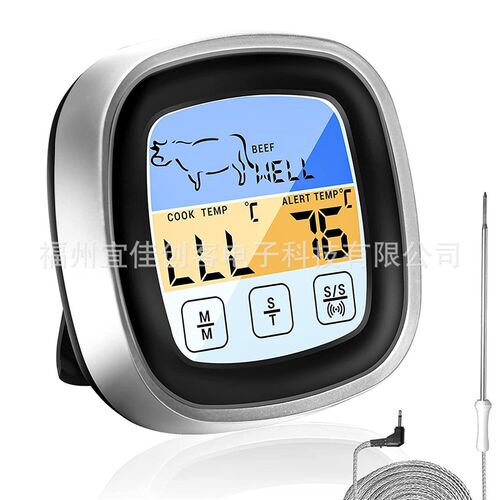 Smart Food Thermometer with Touch and Color Screen Model