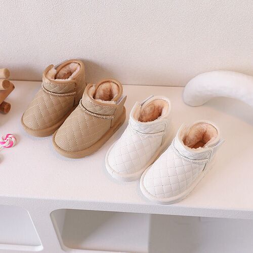 Baby Snow Boots Plus Velvet And Thickened Cotton Shoes For S