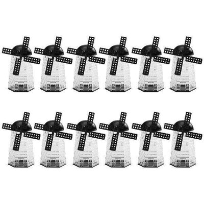 12 Pcs Windmill Candy Box Fillable Sweets Gifting Festival