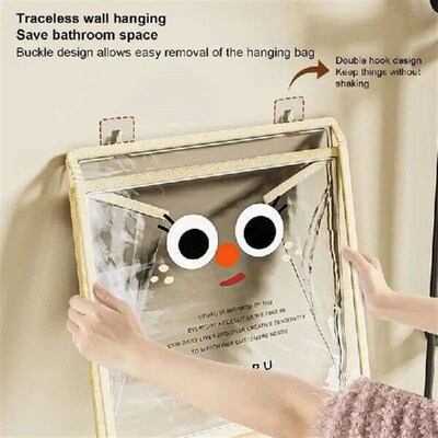 Waterproof Wall Hanging Bag Towel Clothes Storage Bag