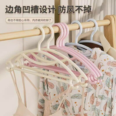 Non-slip, mark-free hangers with reinforced design for hangi