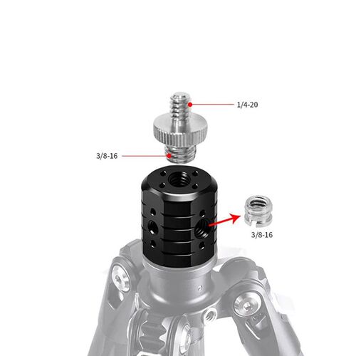 Multi-hole Magic Cube Tripod Conversion Adapter 1/4 3/8 Arri