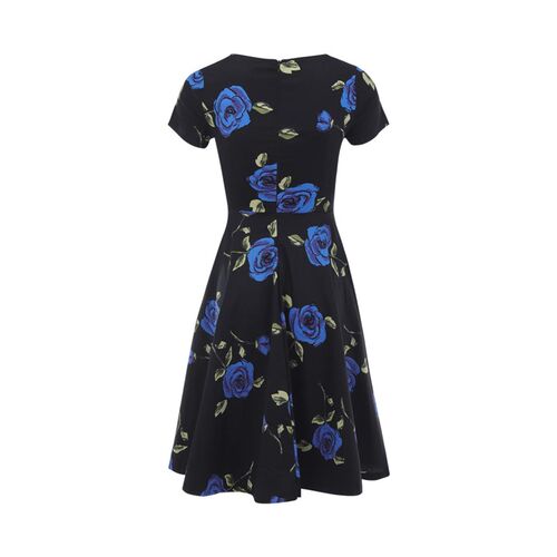 French Vintage Solid Dress Women  Summer Retro s s Pin Up