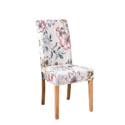 New Printed Seasonal Elastic Chair Cover Integrated Chair