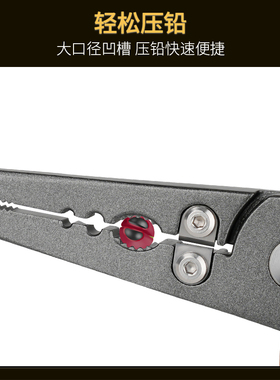 KB新款路亚钳不锈钢带锁长嘴钳子绑钩取钩控鱼多功能取鱼钓鱼钳