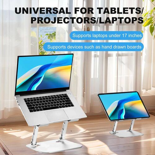 LS515 Laptop Stand Foldable Aluminum Alloy Portable Notebook