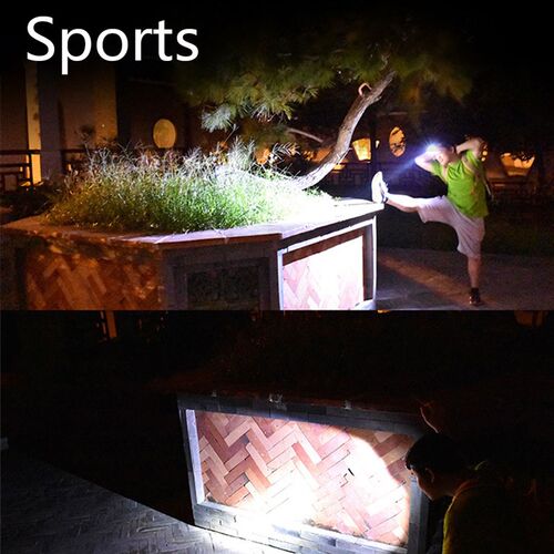 1200mAh Powerfull Headlamp LED Light Infrared Sensor Contro