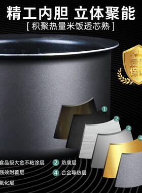 适用电饭煲内胆L升配件SF01/CFXBFC11-75/FC195煲胆配件