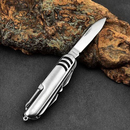 Portable 11 in 1 Fold Pocket knife Carry Around Multifunctio