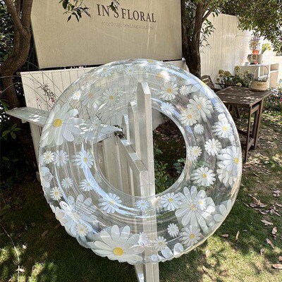 New Internet Sensation Transparent Swimming Ring, Thickened